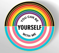 You can be yourself with me